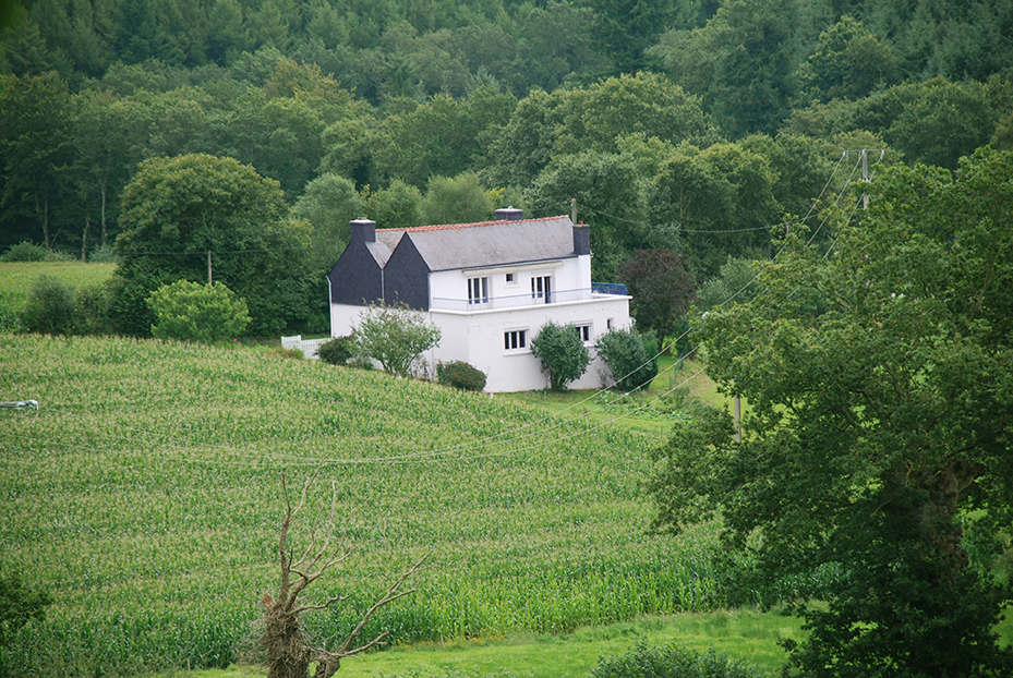 Vue de la maison Kergoat
